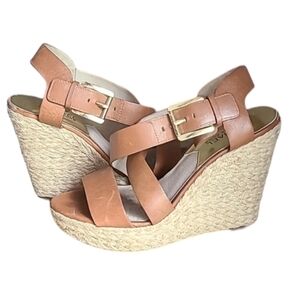 Michael Michael Kors Woman's Giovanna Wedge Sandal